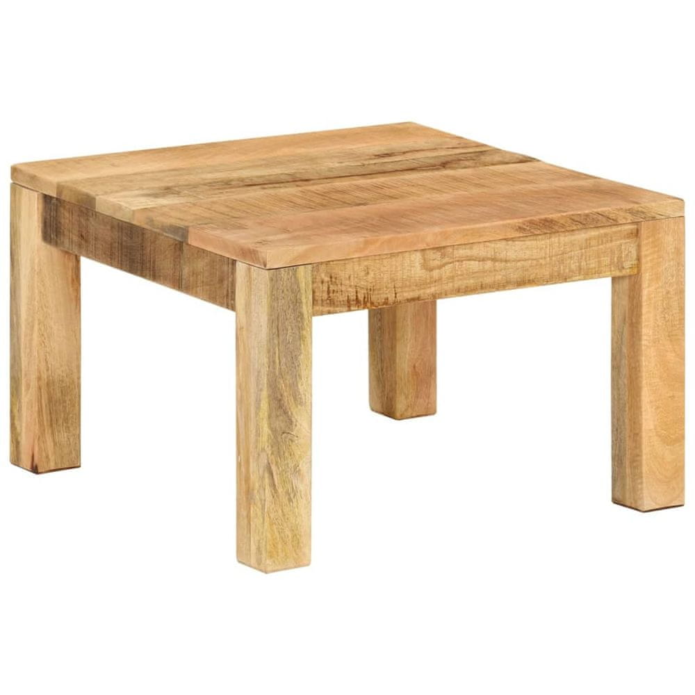 Vidaxl Konferenčný stolík 55x55x35 cm masívne mangovníkové drevo